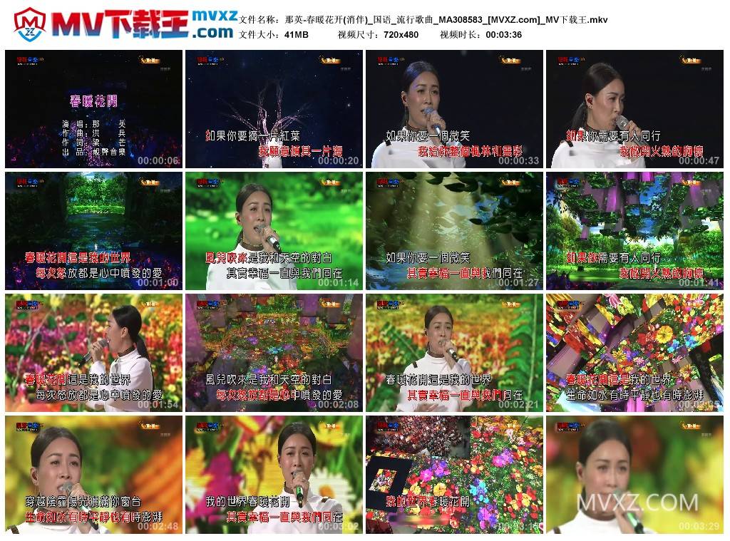 那英-春暖花开(消伴)_国语_流行歌曲_MA308583